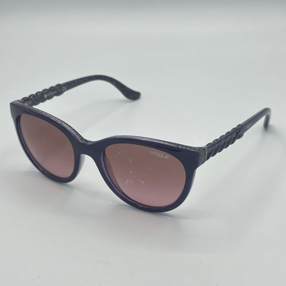 Vogue VO2915-S Purple Glitter Violet Gradient Lens Sunglasses 145mm (Authentic)